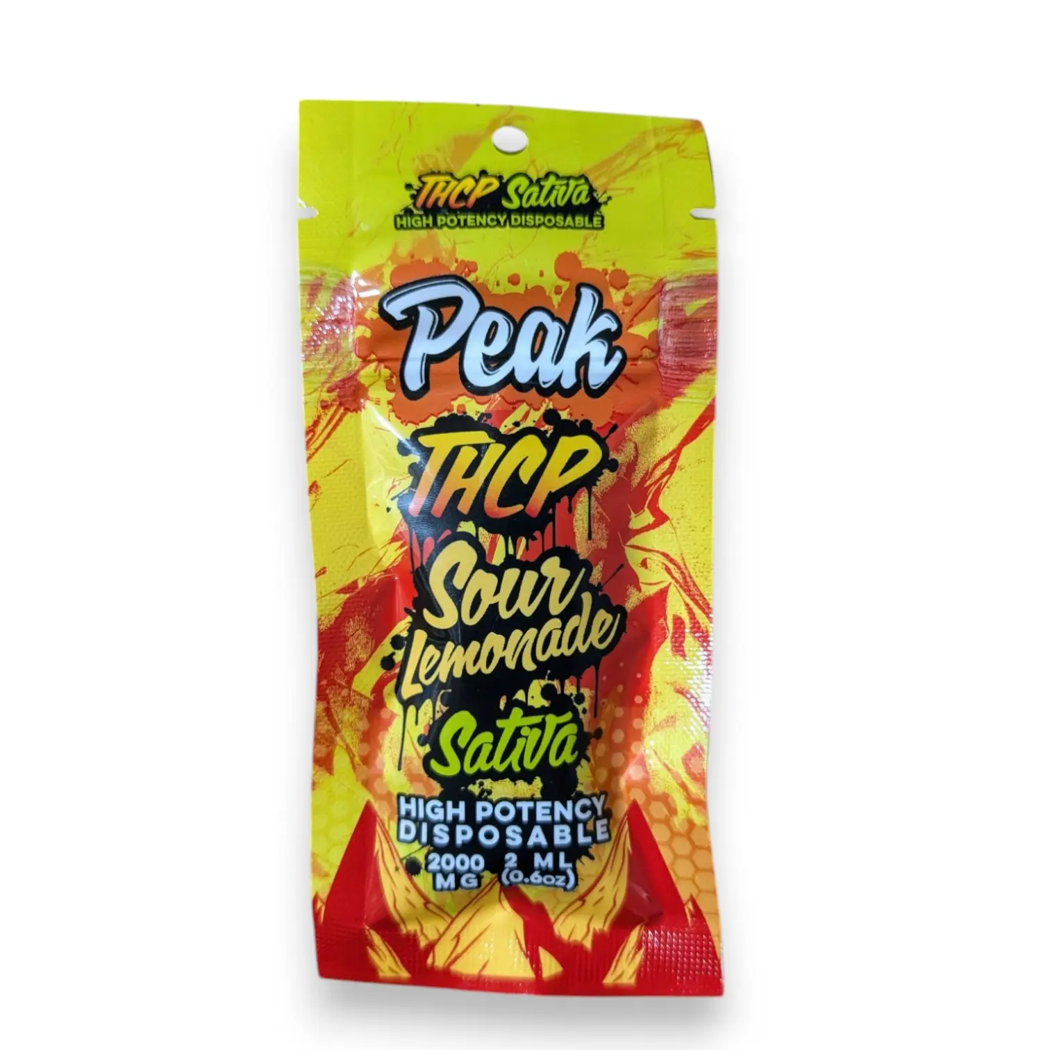 [Vape PEAK 2000mg THCP | Potencia y Efecto Prolongado-CannaAid - Sour Lemonade (Sativa)] Peak THCP 2000mg Vape Hemp (Sour Lemonade (Sativa))