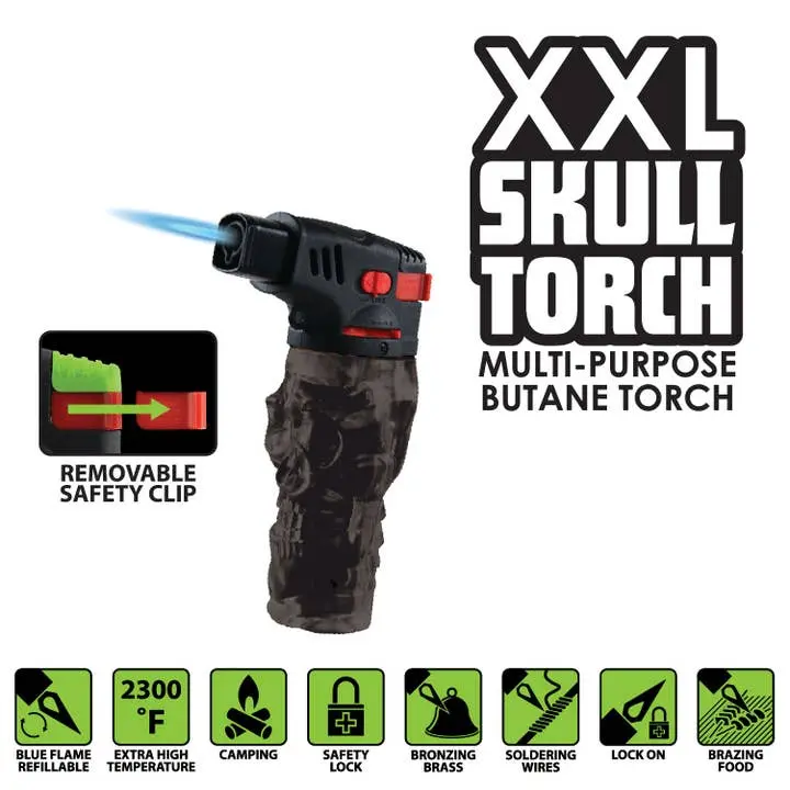 [Fosforera - XXL Torch (Sugar Skull) - SMOKE ZILLA-Smoke Zilla] Smoke Zilla Encendedor XXL Torch Sugar Skull