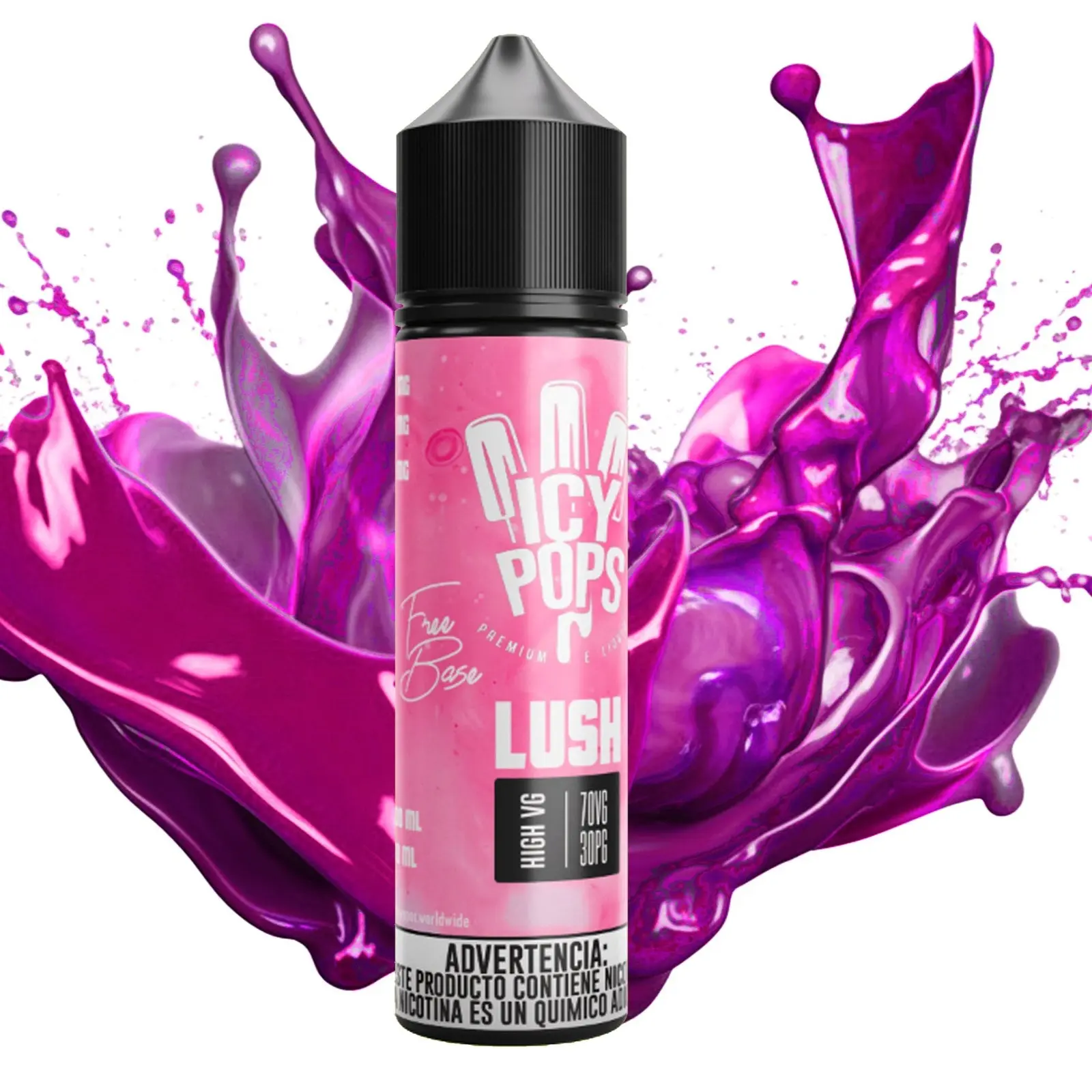 [Esencia Icy Pops 60mL-Icy Pops - 6mg - Mora] Icy Pops Líquido Vape 60mL (Mora, 6mg)